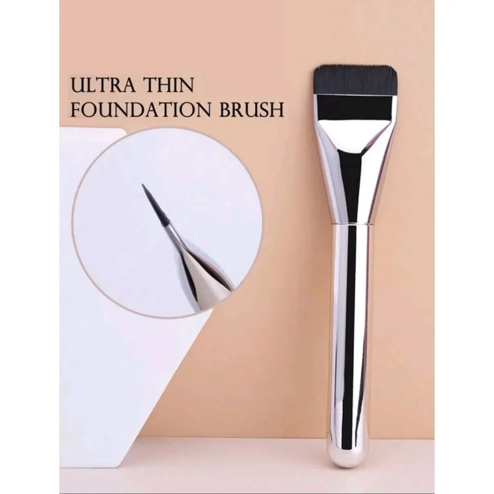 1pc Lightweight Ultra-Thin Foundation Brush Flat Contour Brush - Picture 2 of 6